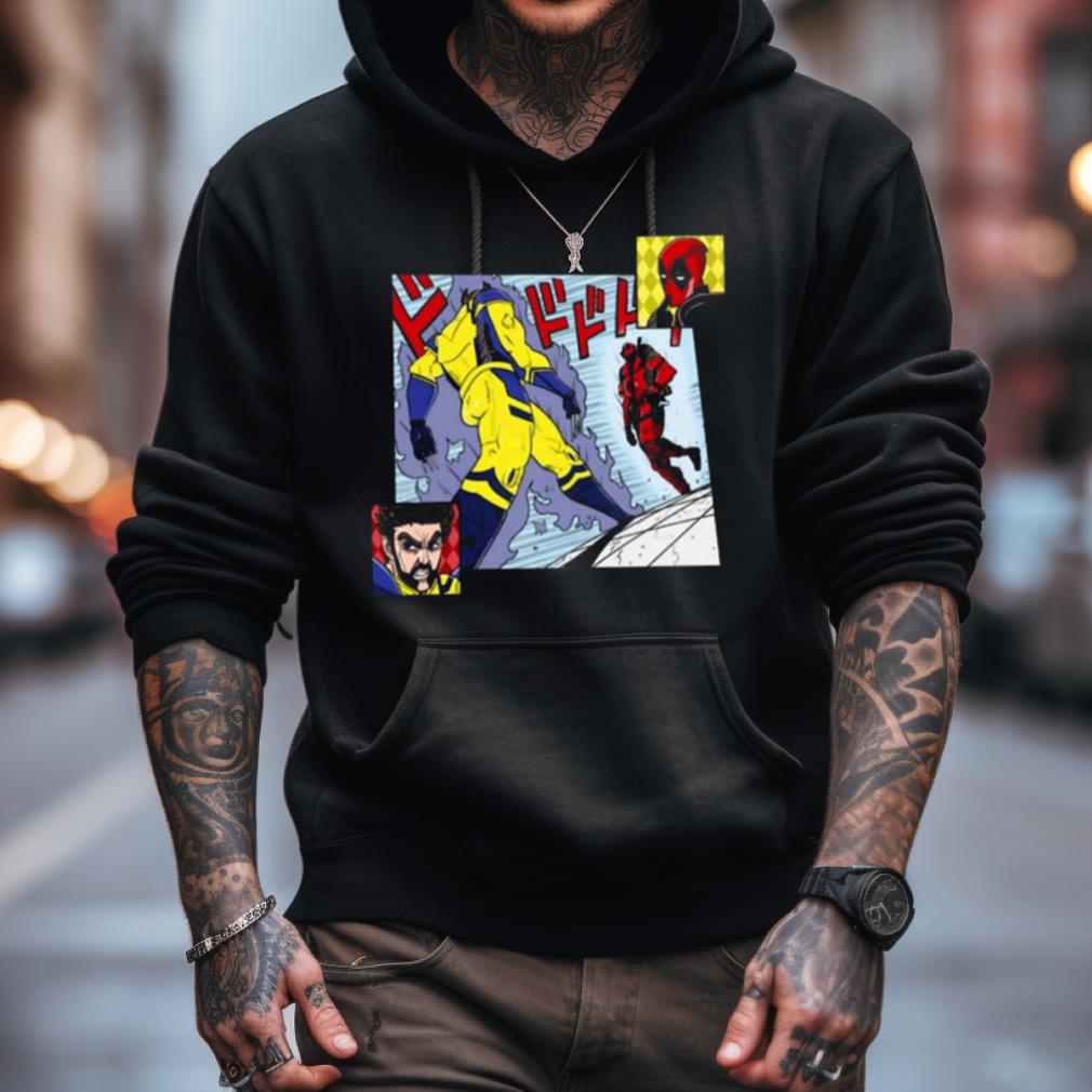 Intimate Enemies Deadpool And Wolverine Art Design T Shirt Intimate Enemies Deadpool And Wolverine Art Design T Shirt