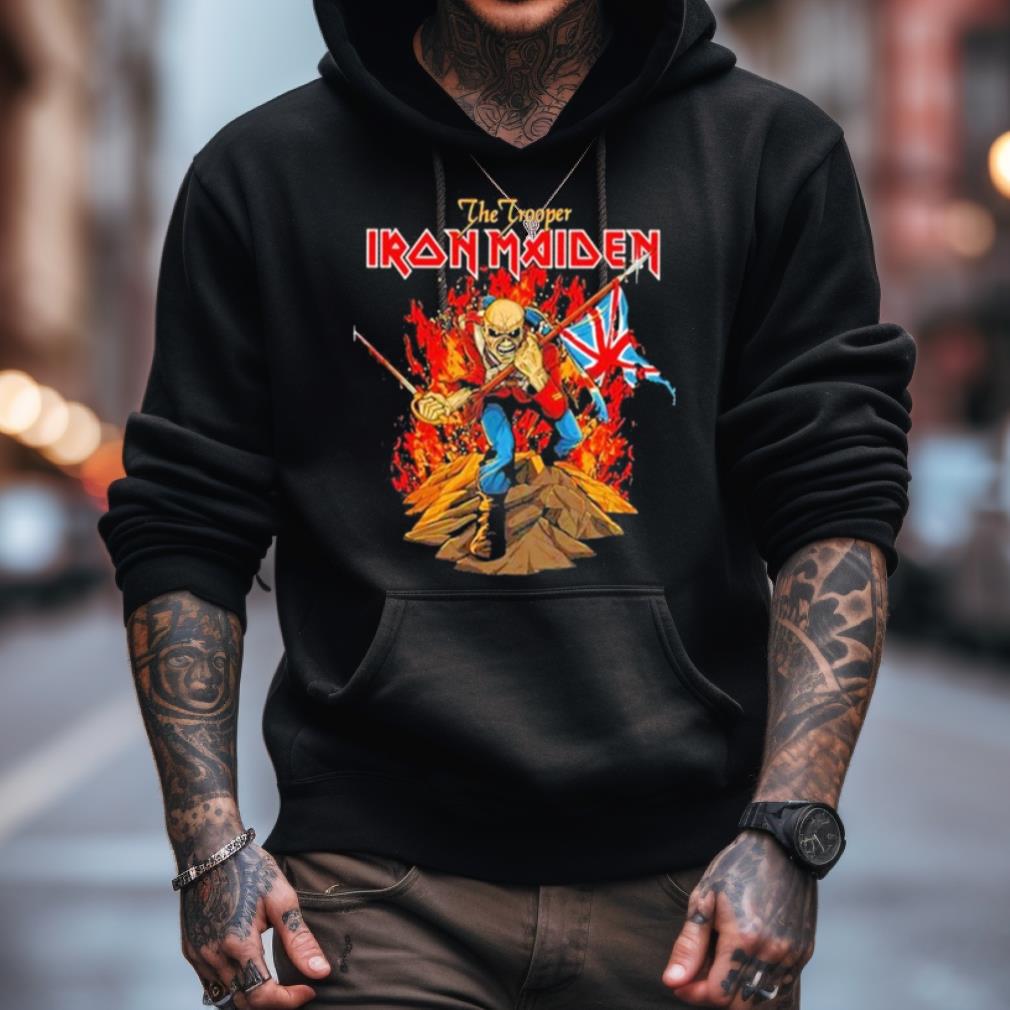 Iron Maiden Trooper Flames 2023 Shirt