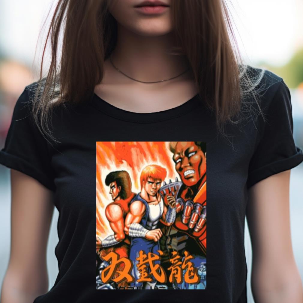 Japanese Art Graphic Double Dragon Shirt Japanese Art Graphic Double Dragon Shirt