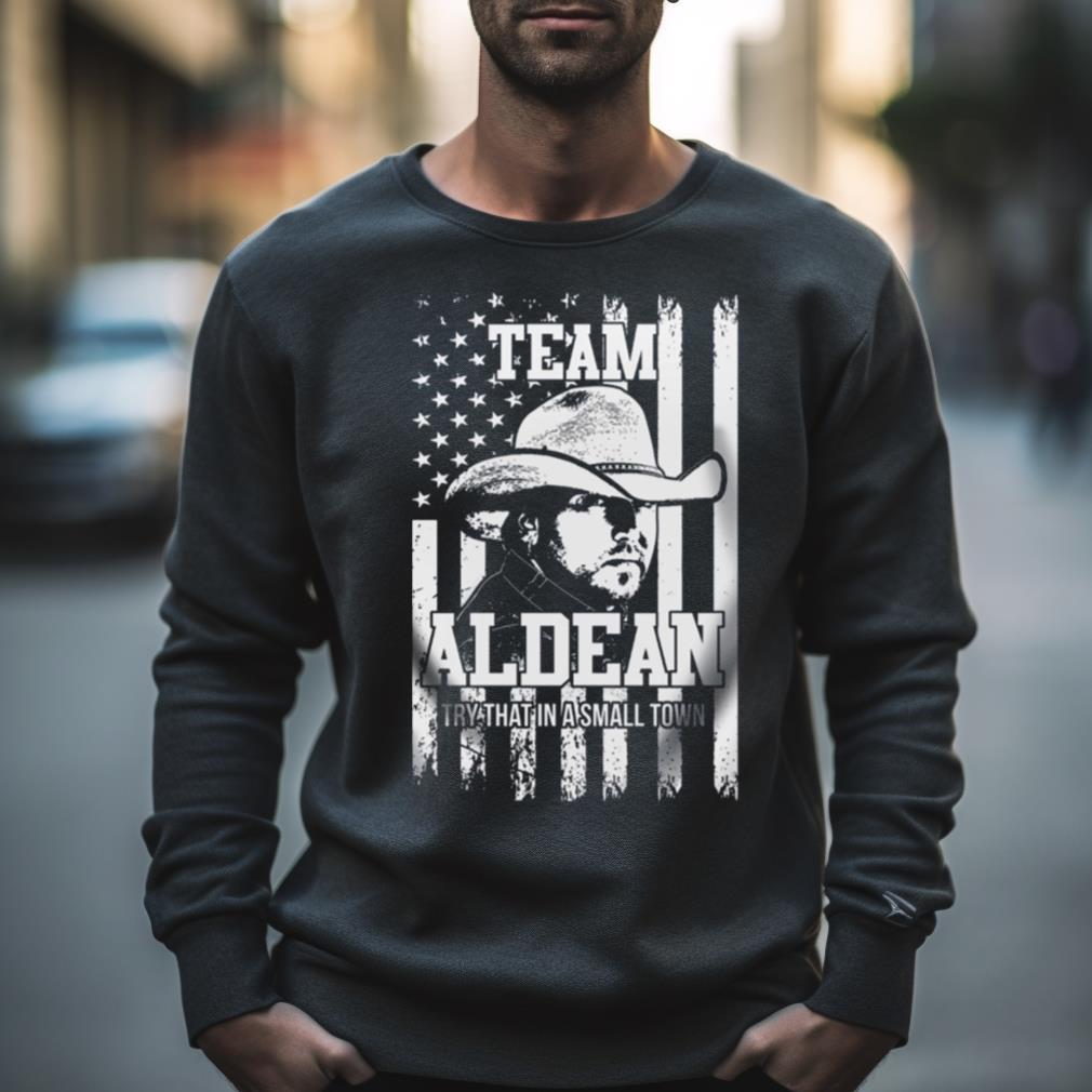 Jason Aldean Try That In A Small Town Usa Flag T Shirt