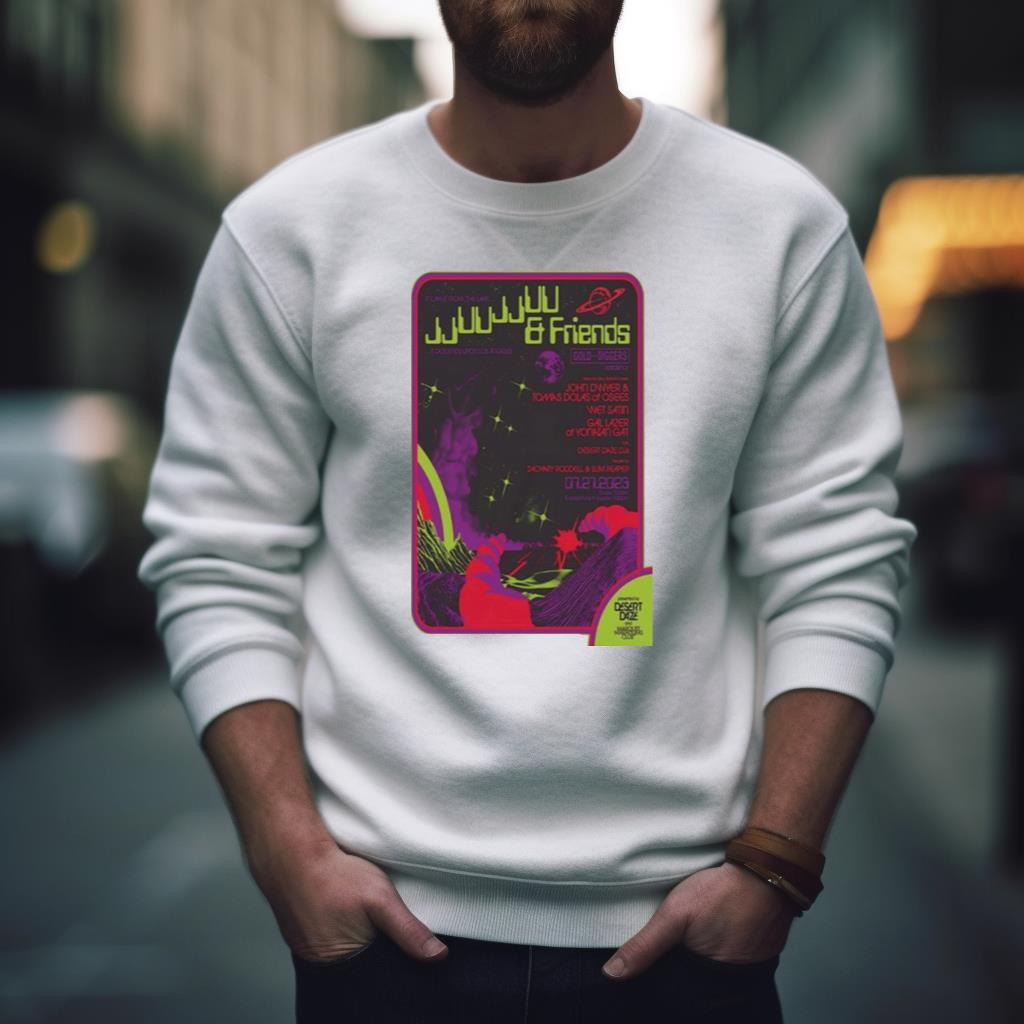Jjuujjuu And Friends Gold Diggers Los Angeles Ca July 27 2023 Art Poster Design T Shirt