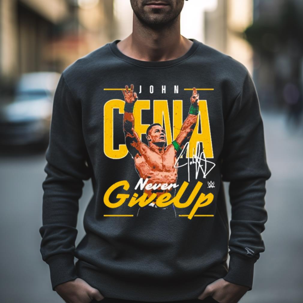 John Cena 500 Level Never Give Up Shirt