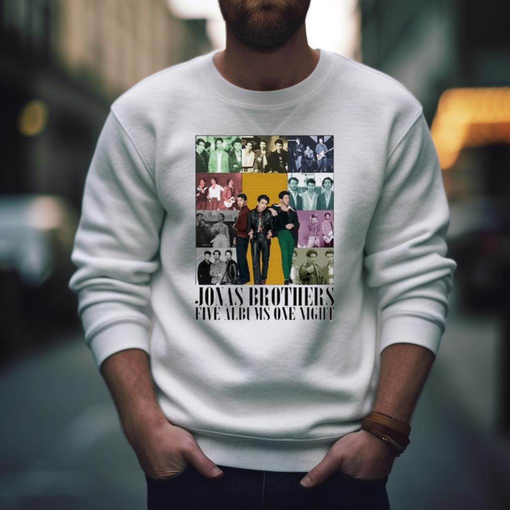 Jonas Brothers Five Albums One Night Shirt