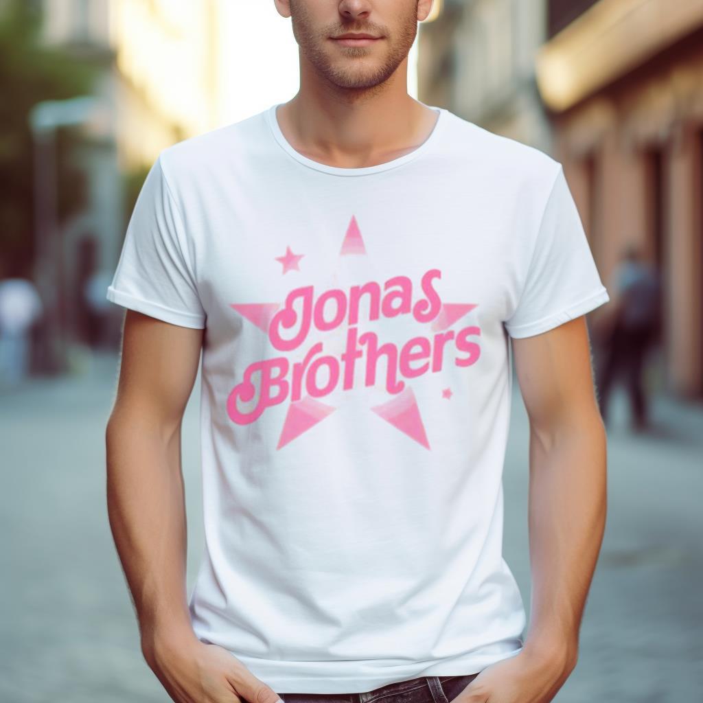 Jonas Brothers Pink Stars Shirt