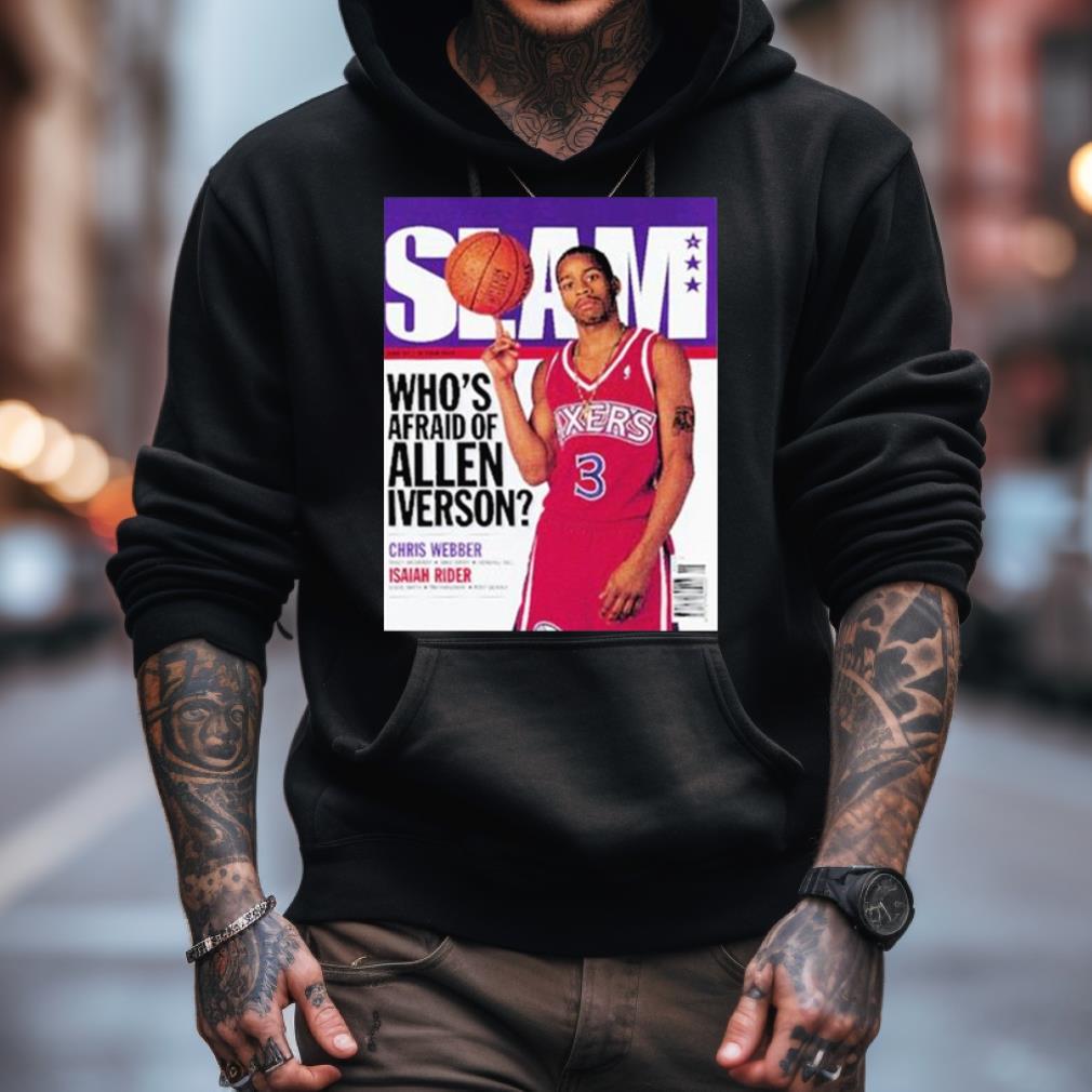 Jordan Love Wearing Slam Who'S Afraid Of Allen Iverson T Shirt Jordan Love Wearing Slam Who'S Afraid Of Allen Iverson T Shirt