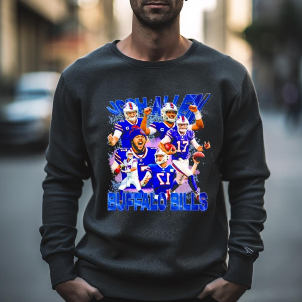 Josh Allen Buffalo Bills Hockey Style Pullover Hoodie