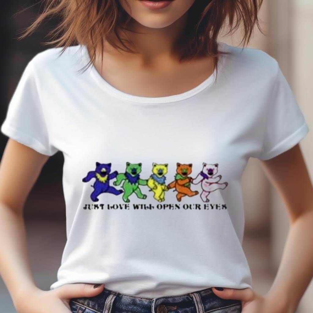 Just Love Will Open Our Eyes Dancing Pigs Shirt Just Love Will Open Our Eyes Dancing Pigs Shirt