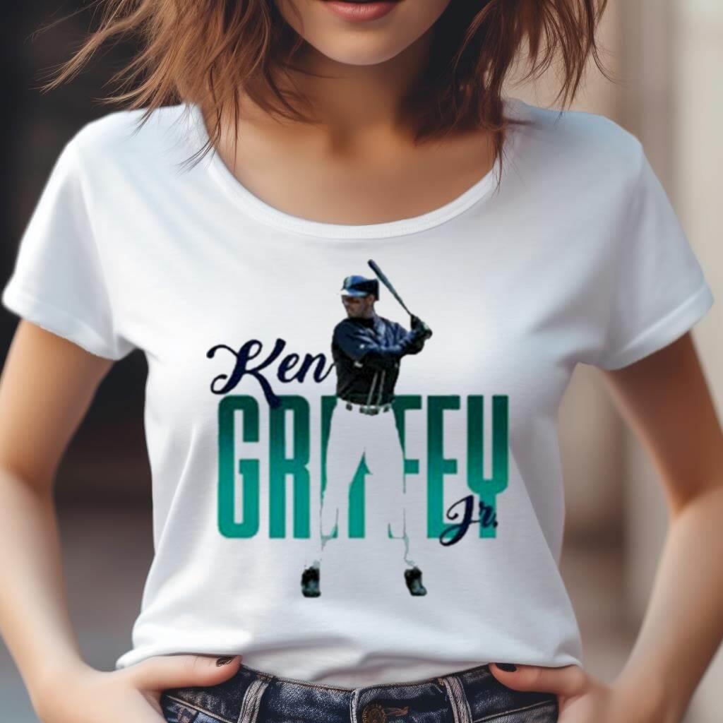 Ken Griffey Jr Seattle Mariners Baseball T Shirt Ken Griffey Jr Seattle Mariners Baseball T Shirt