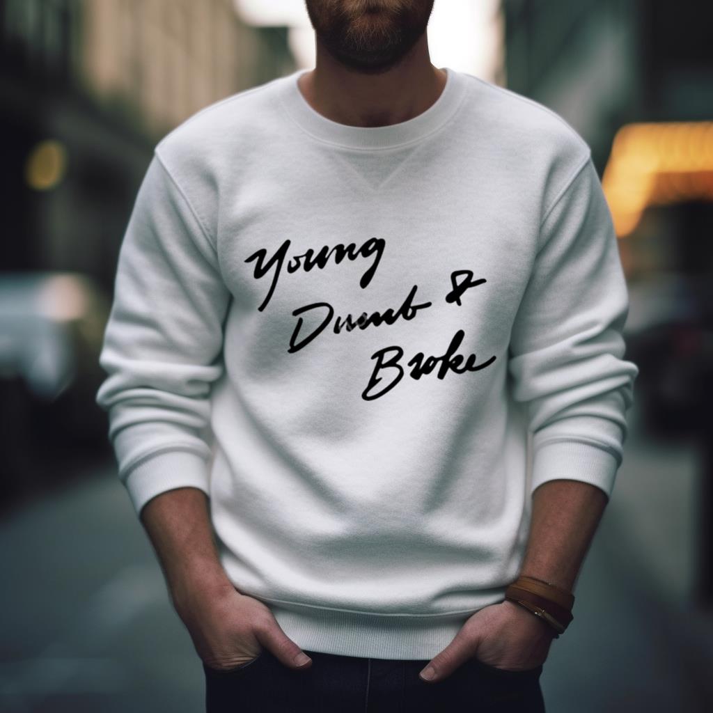 Khalid Young Dumb & Broke Tee Shirt Khalid Young Dumb & Broke Tee Shirt