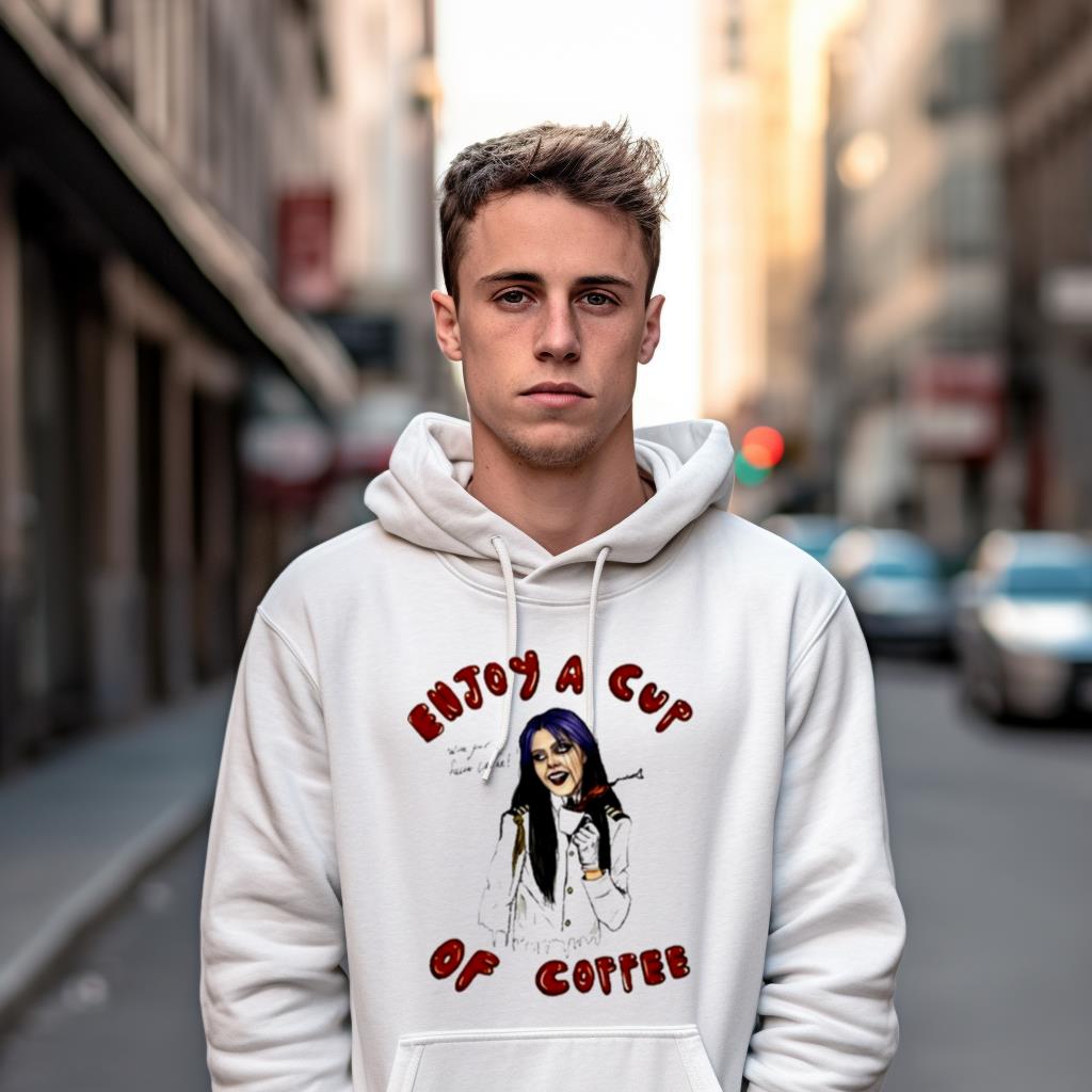 Kim Dracula Enjoy A Cup Of Coffee Shirt Kim Dracula Enjoy A Cup Of Coffee Shirt