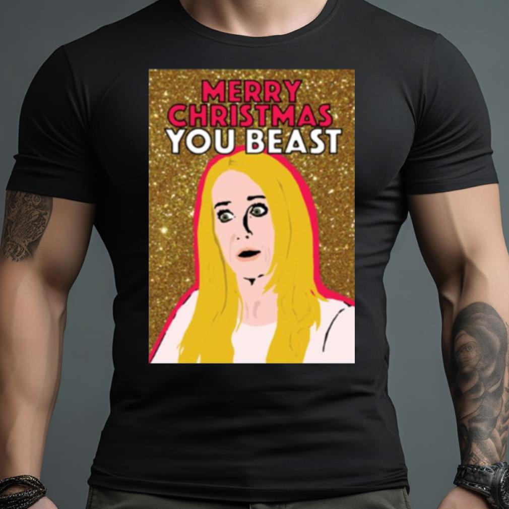 Kim Richards Merry Christmas You Beast Real Housewives Of Beverly Hills Shirt