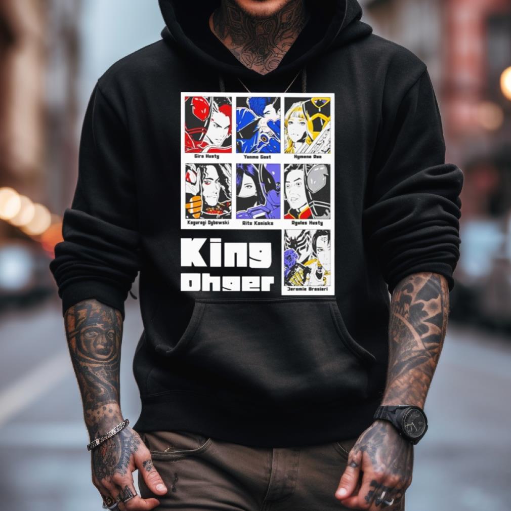 King Ohger Gira Husty Yanma Gust Hymeno Ran Shirt King Ohger Gira Husty Yanma Gust Hymeno Ran Shirt