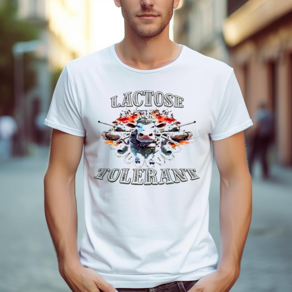 Lactose Intolerant Funny Message Shirt