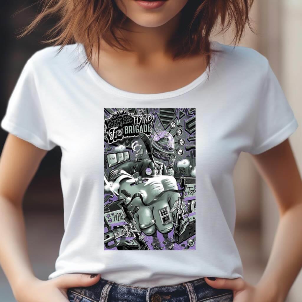 Les Claypool'S Fearless Flying Frog Brigade July 2 2023 Chicago Poster Shirt Les Claypool'S Fearless Flying Frog Brigade July 2 2023 Chicago Poster Shirt