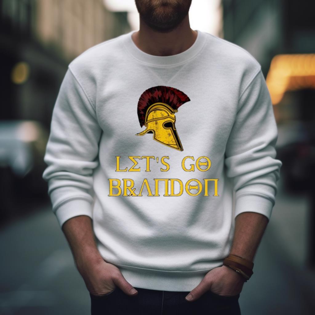 Let’S Go Brandon Spartan Helmet Shirt