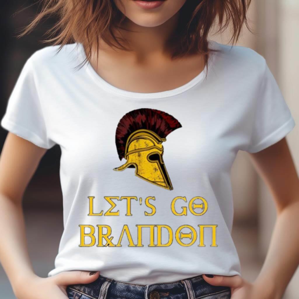 Let'S Go Brandon Spartan Helmet Shirt Let'S Go Brandon Spartan Helmet Shirt