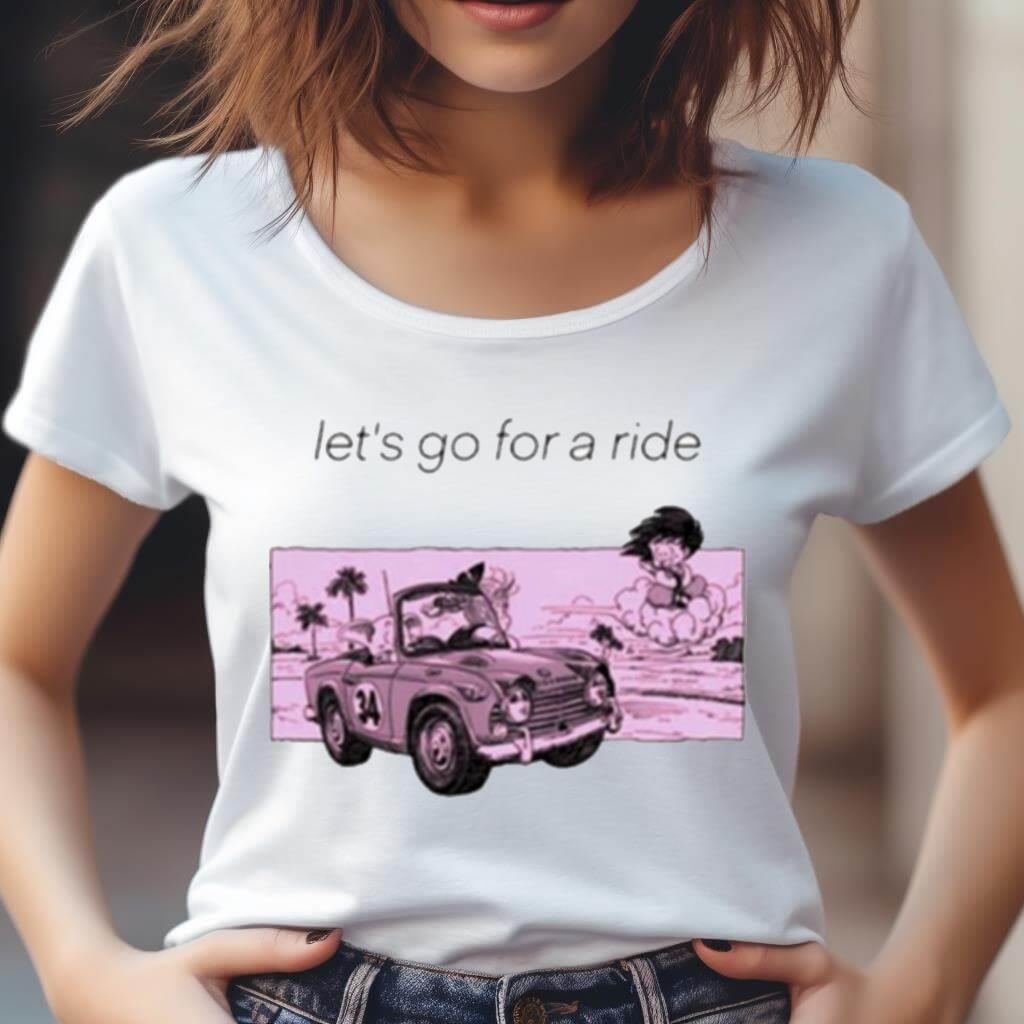 Let'S Go For A Ride Songoku Anime Shirt Let'S Go For A Ride Songoku Anime Shirt