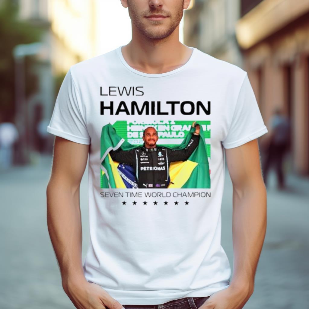 Lewis Hamilton Seven Times World Champion Shirt