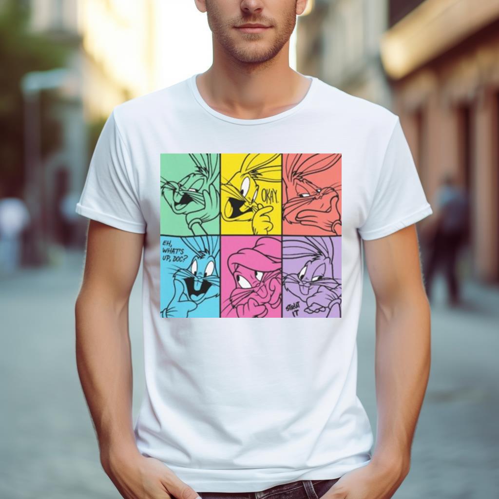 Looney Tunes Bugs Bunny Color Blocks T Shirt
