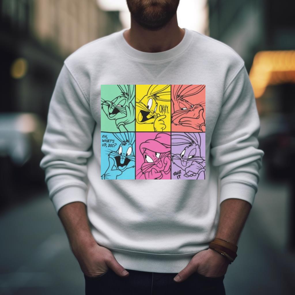 Looney Tunes Bugs Bunny Color Blocks T Shirt
