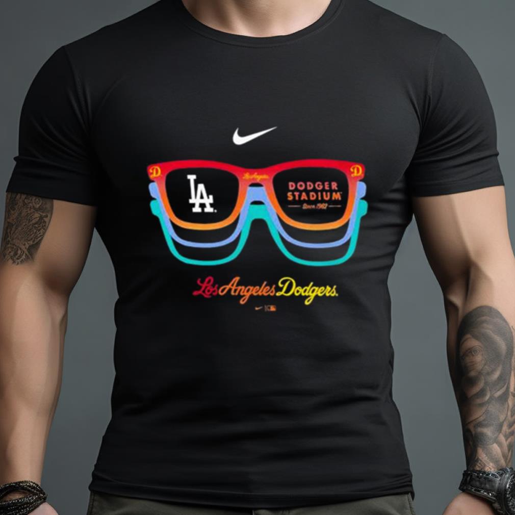 Los Angeles Dodgers Nike Dodger Stadium Glasses T Shirt