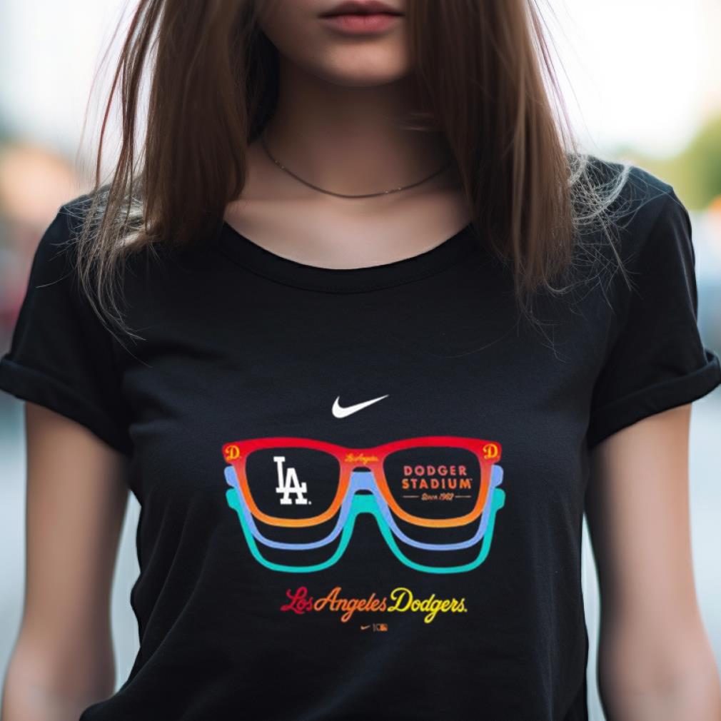 Los Angeles Dodgers Nike Dodger Stadium Glasses T Shirt