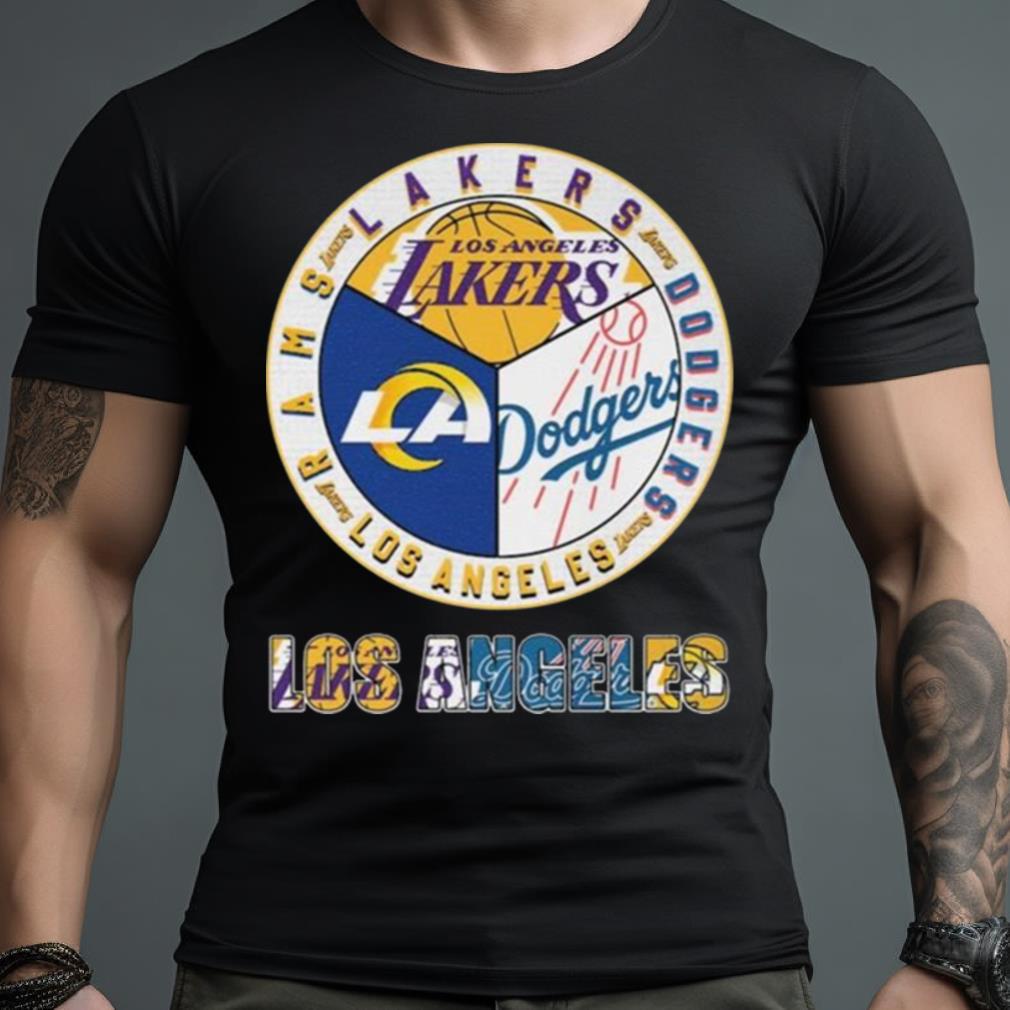 Los Angeles Lakers Dodgers Rams City Champions 2023 Shirt