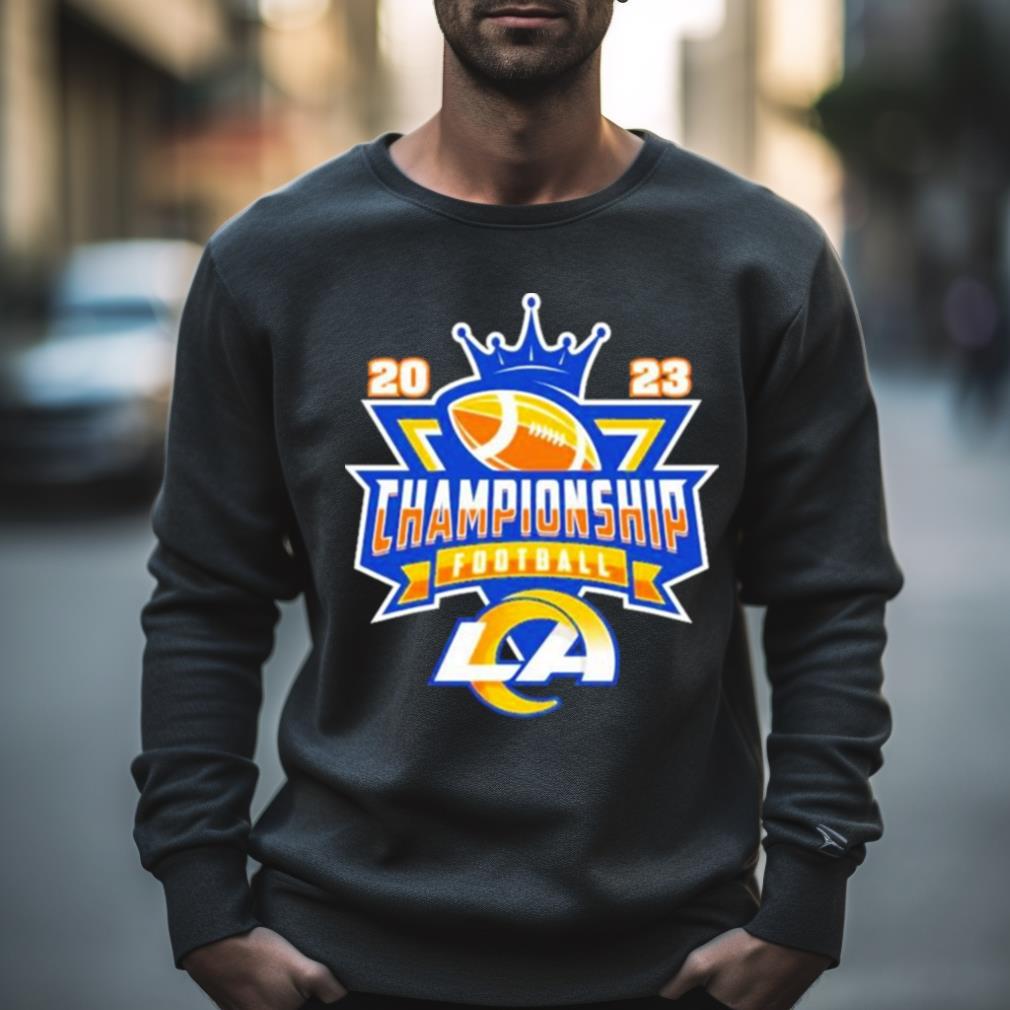 Los Angeles Rams Football Nfl 2023 Championship Crown Logo T-shirt,Sweater,  Hoodie, And Long Sleeved, Ladies, Tank Top