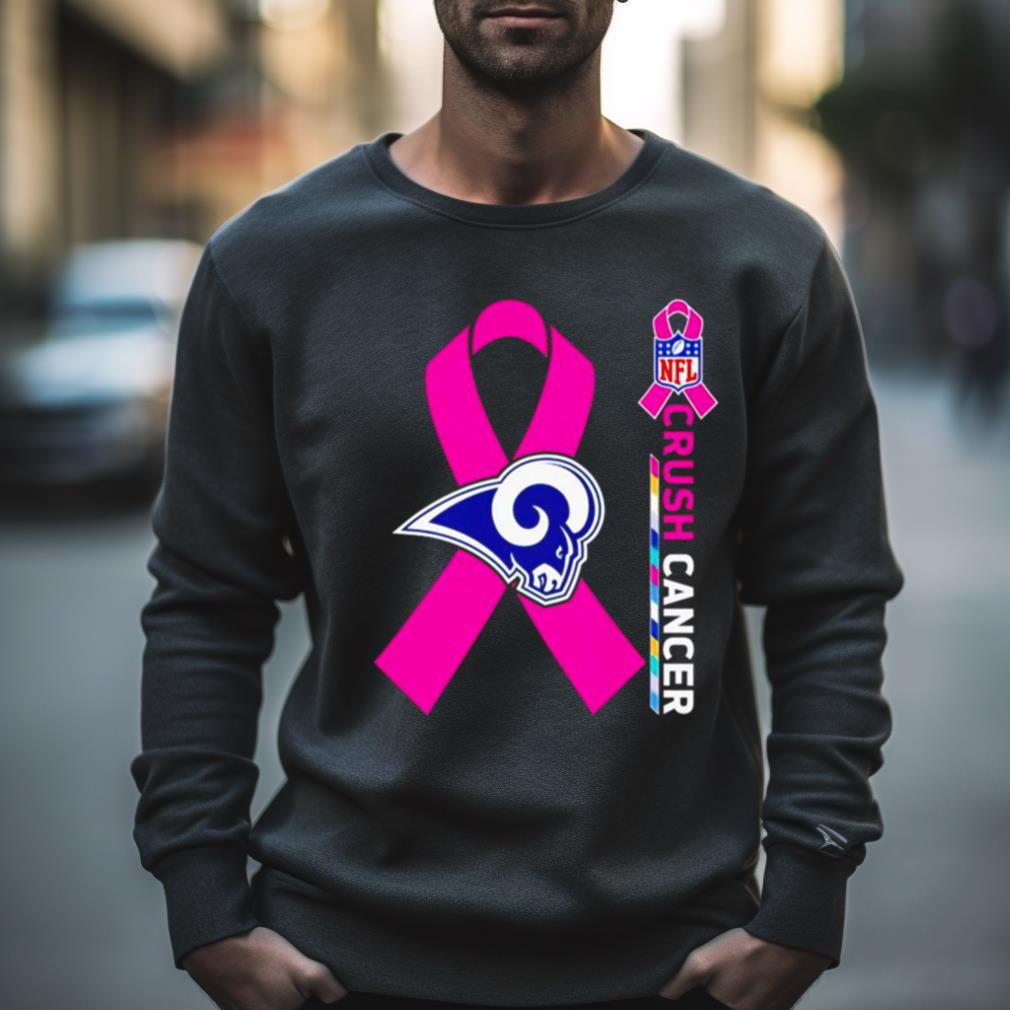 Los Angeles Rams I Wear Pink For Breast Cancer Awareness T Shirt, hoodie,  sweater and long sleeve