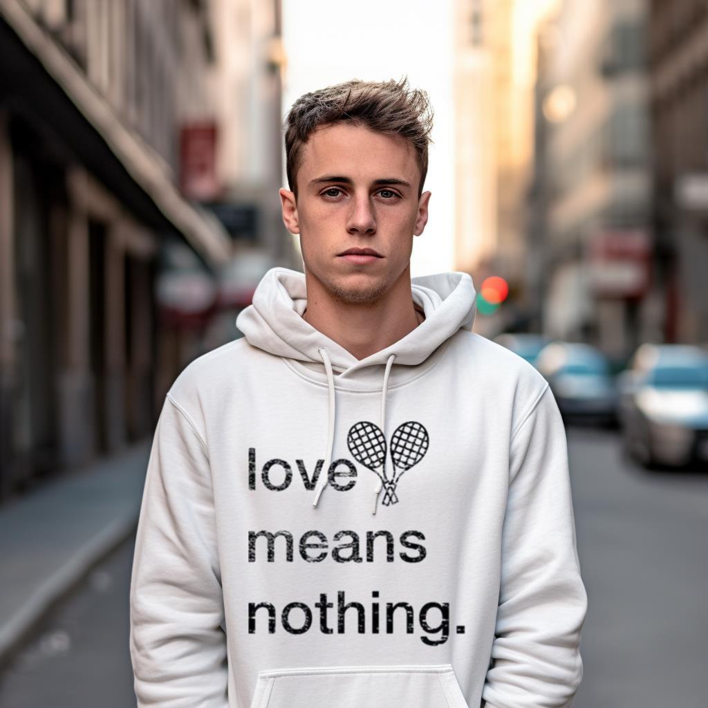 Love Means Nothing T Shirt