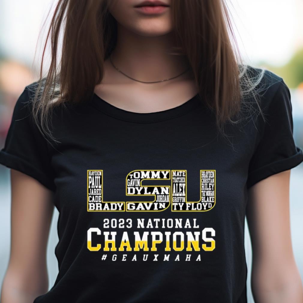 Lsu Name Team Logo 2023 National Champions Geauxmaha Shirt Lsu Name Team Logo 2023 National Champions Geauxmaha Shirt