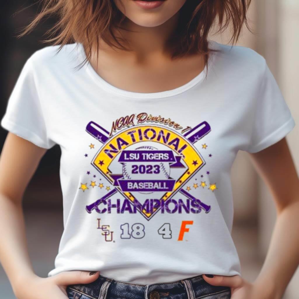 Lsu Tiger 18 - 4 Florida 2023 2023 College World Series Champions Finals Score Shirt Lsu Tiger 18 - 4 Florida 2023 2023 College World Series Champions Finals Score Shirt