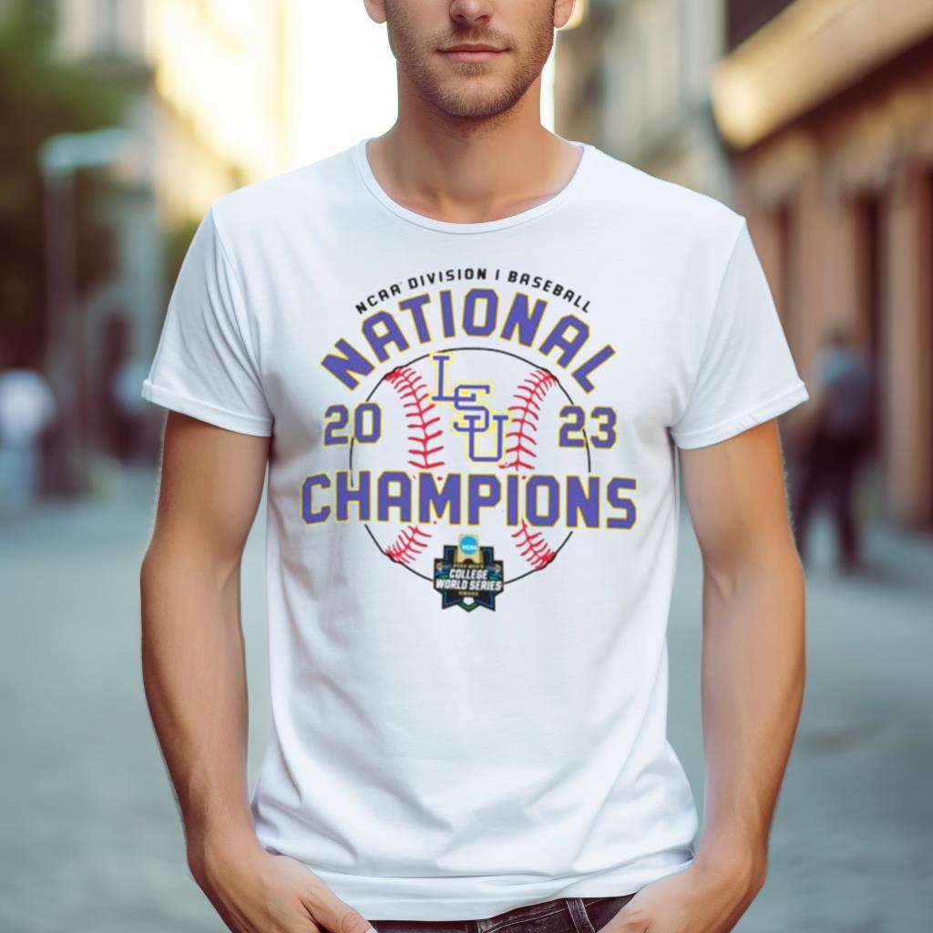 Lsu Tigers Champion Unisex 2023 Ncaa Men’S Baseball College World Series Champions Locker Room T Shirt
