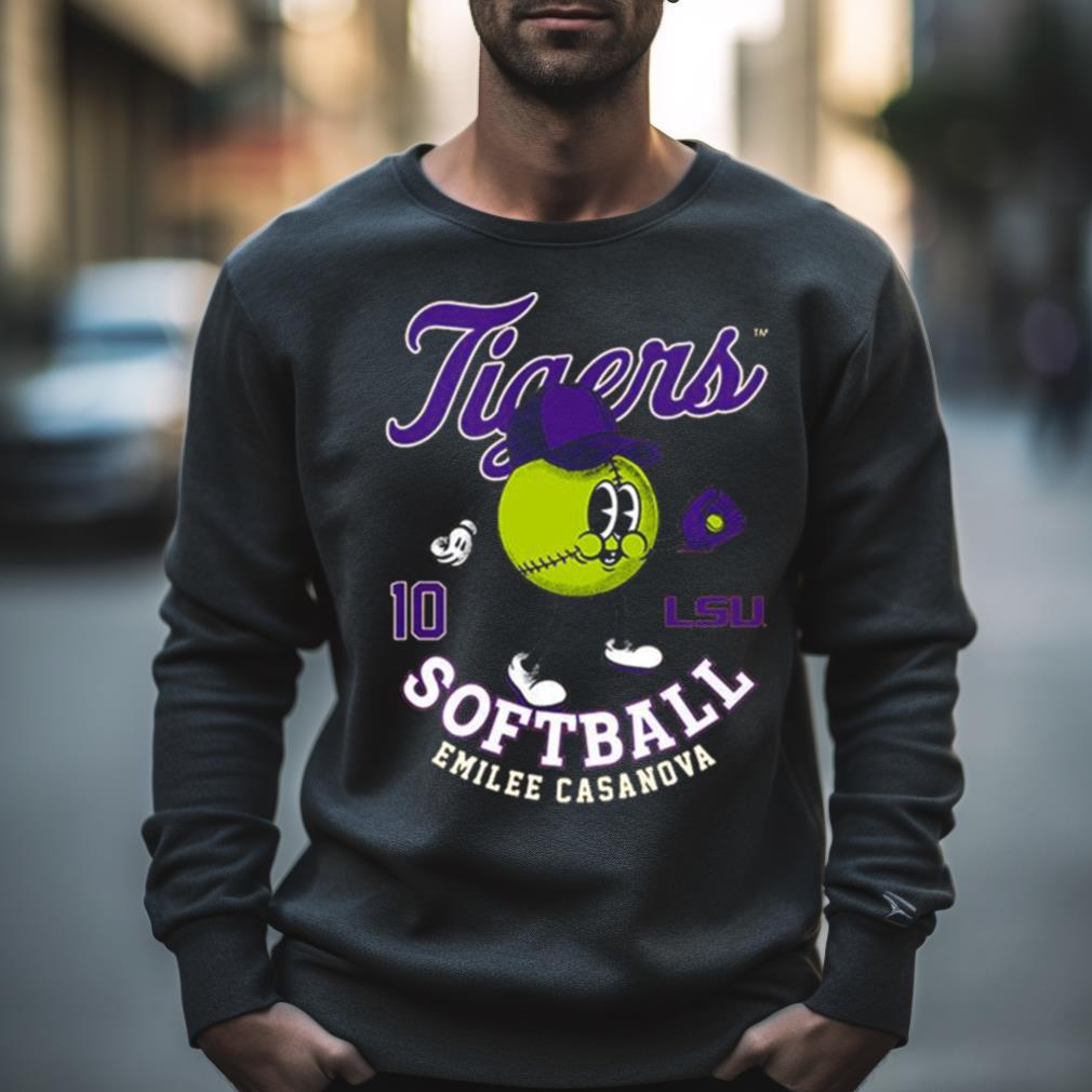 Lsu Tigers Emilee Casanova 2023 Ncaa Softball Shirt