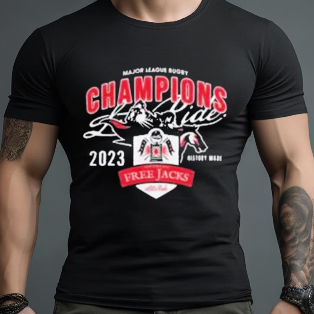 Major League Rugby New England Free Jacks Let’S Ride 2023 Champions Shirt