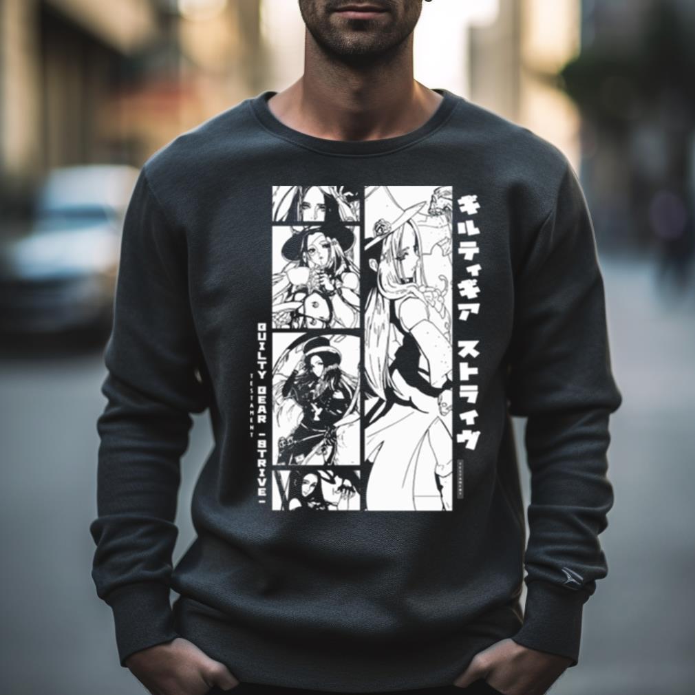 Manga Design Testament Guilty Gear Shirt Manga Design Testament Guilty Gear Shirt