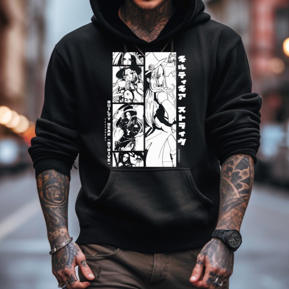 Manga Design Testament Guilty Gear Shirt Manga Design Testament Guilty Gear Shirt
