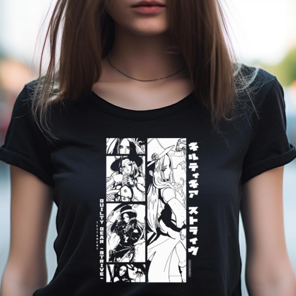 Manga Design Testament Guilty Gear Shirt Manga Design Testament Guilty Gear Shirt