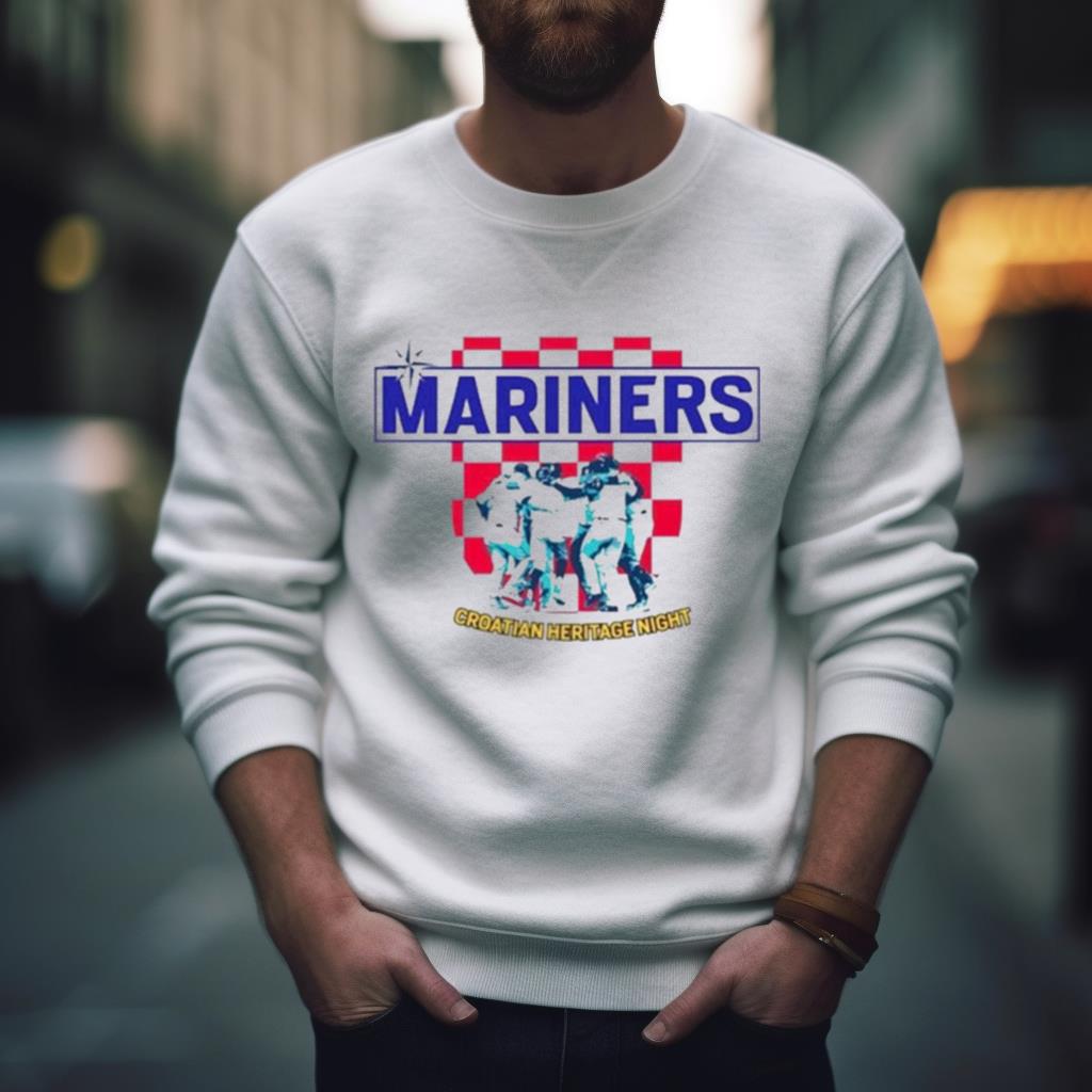 Mariners 2023 Croatian Heritage Themed T Shirt