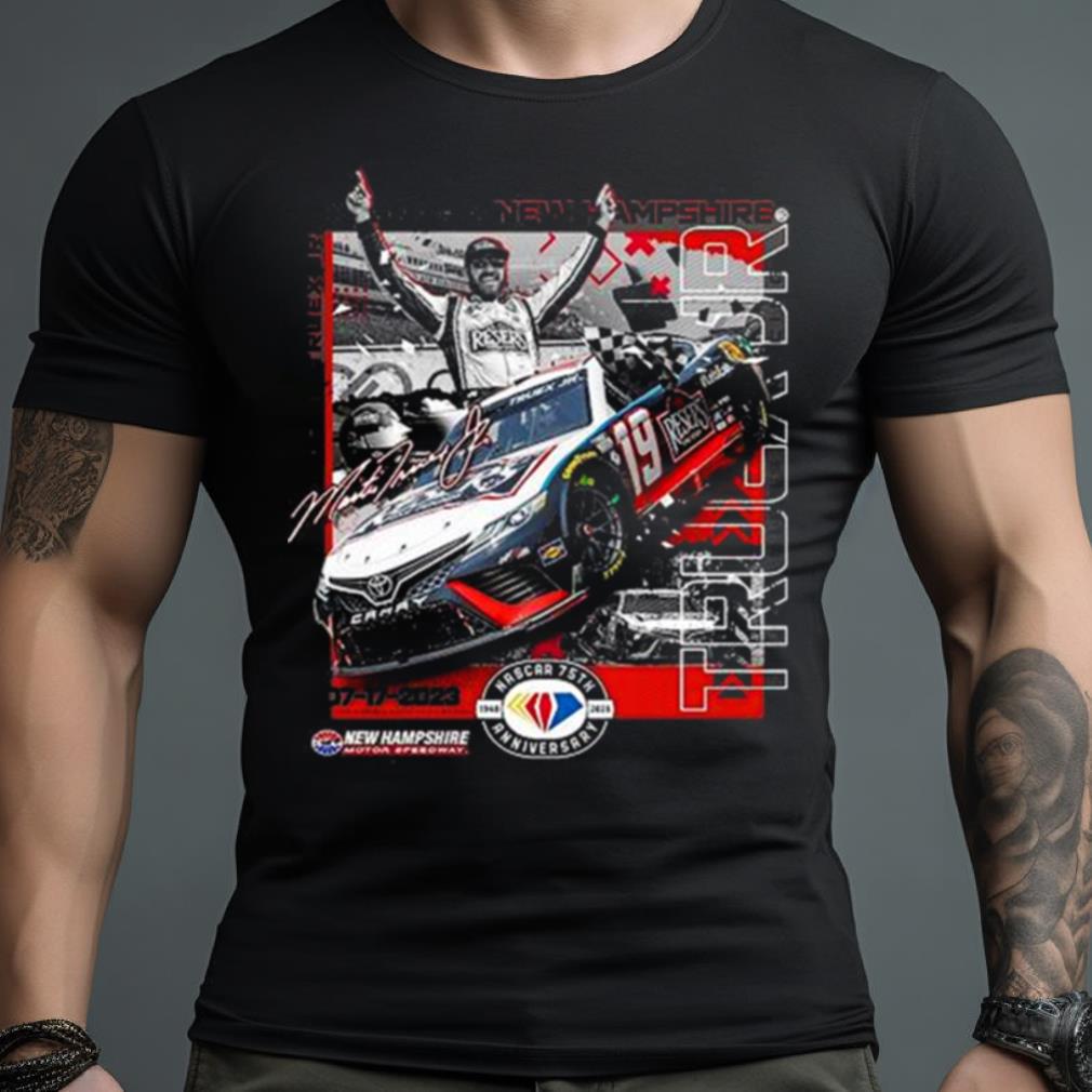Martin Truex Jr Checkered Flag Sports 2023 Crayon 301 Race Winner T Shirt
