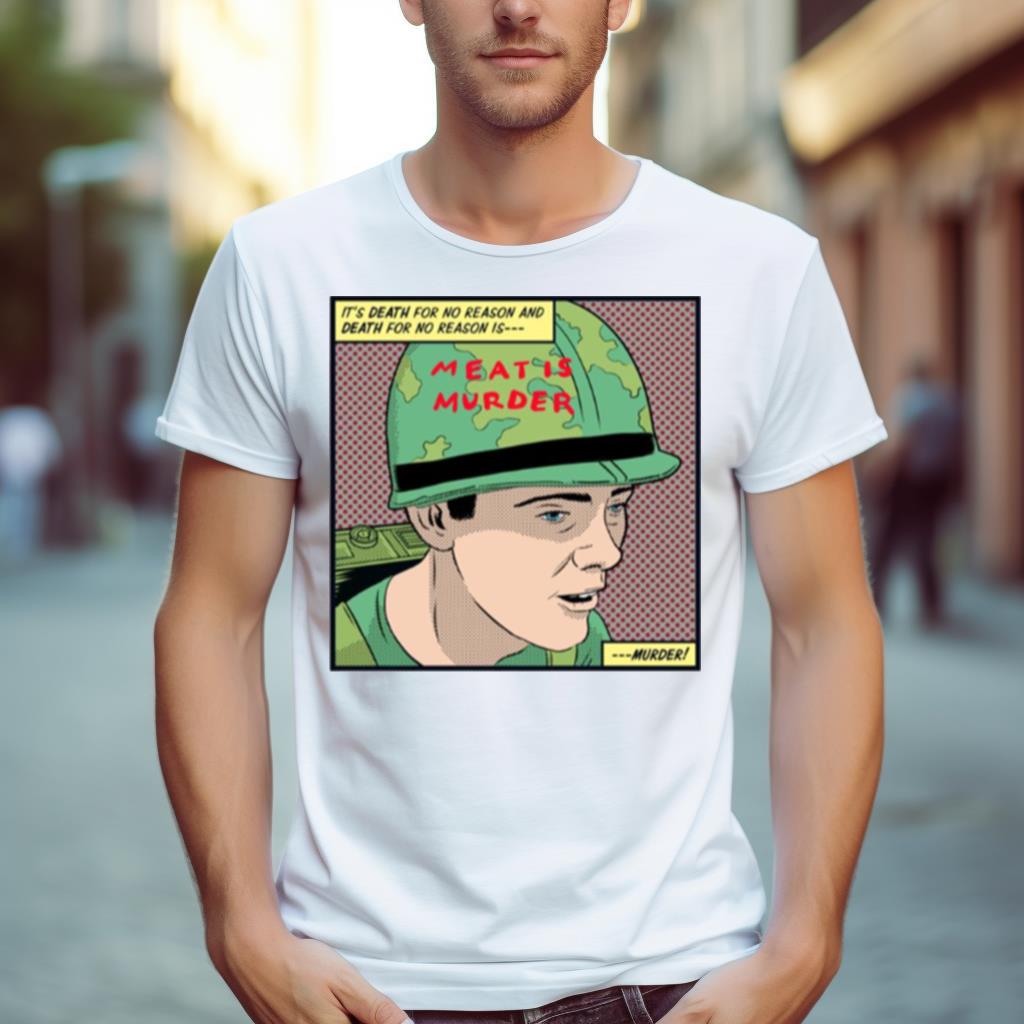 Meat Is Murder Comics Smiths Pop Art Tribute Shirt