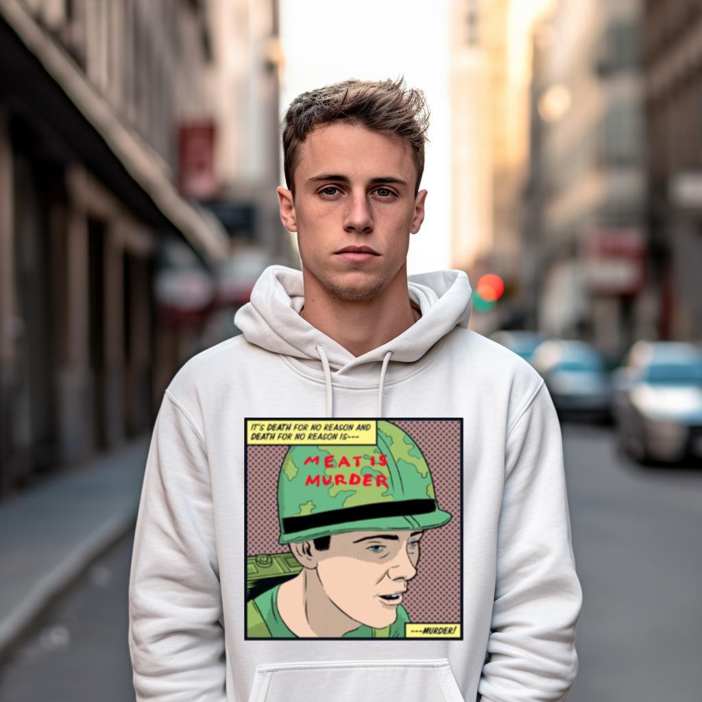 Meat Is Murder Comics Smiths Pop Art Tribute Shirt Meat Is Murder Comics Smiths Pop Art Tribute Shirt