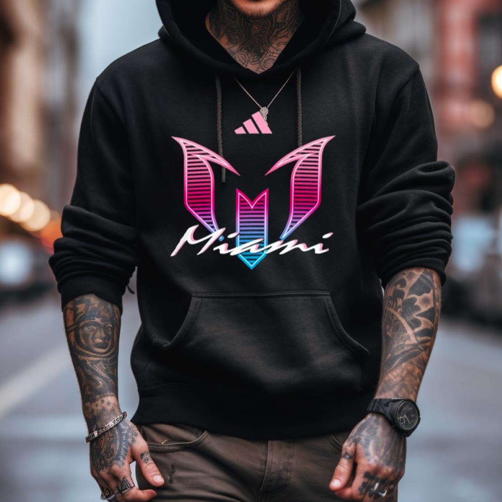 Messi X Adidas Neon Lights Inter Miami T Shirt Messi X Adidas Neon Lights Inter Miami T Shirt
