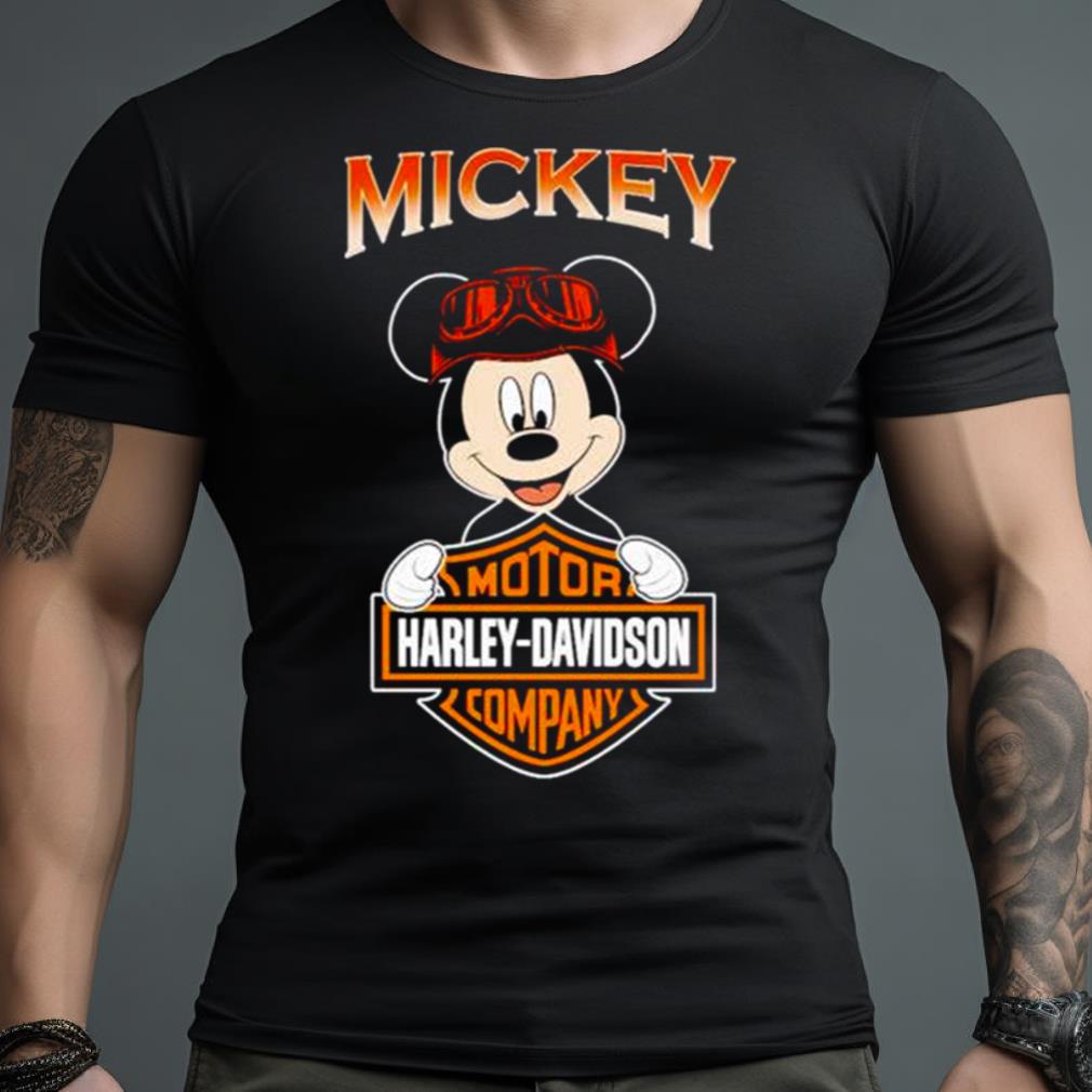 Mickey Motor Company Harley Davidson Shirt