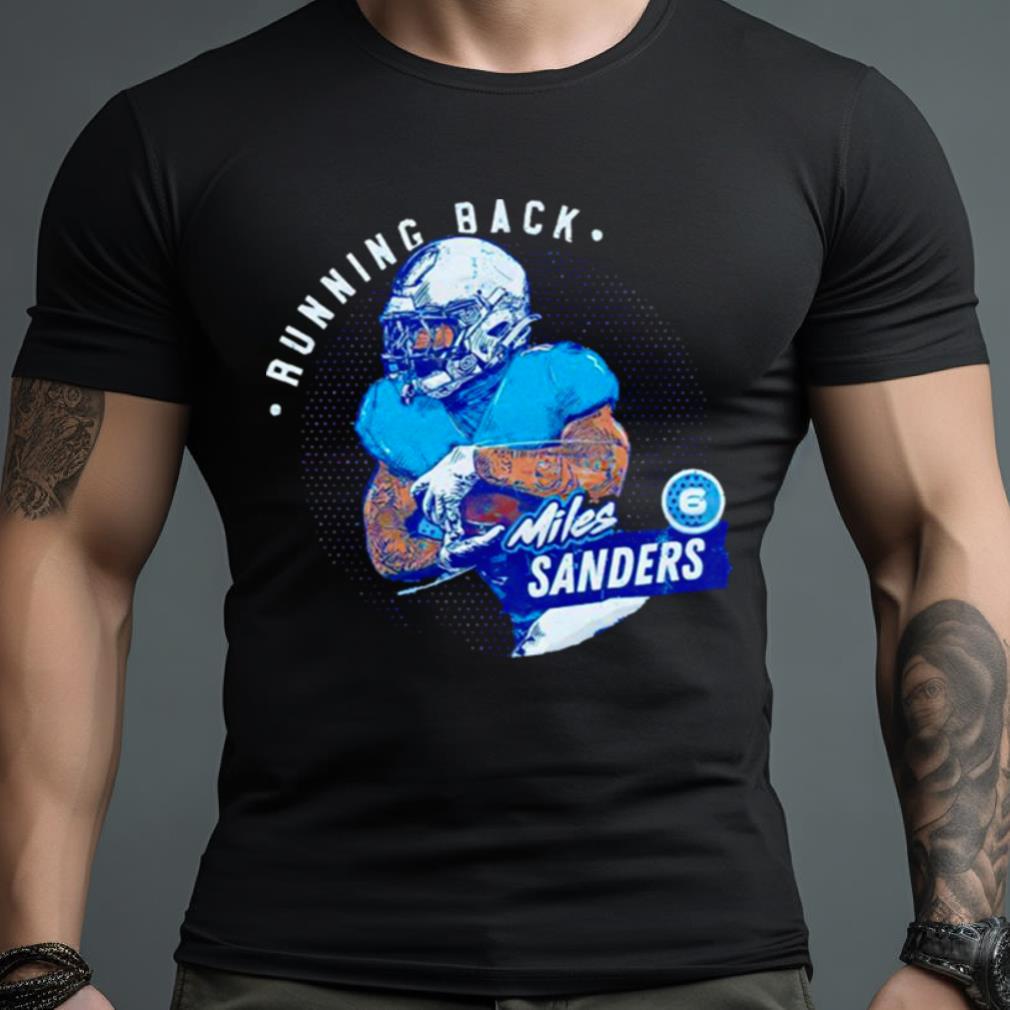 Miles Sanders Carolina Dots Shirt