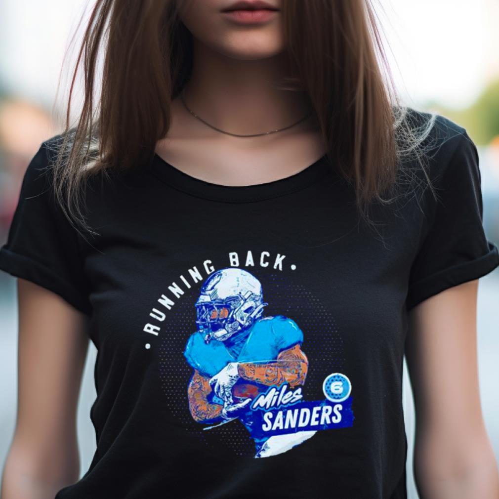 Miles Sanders Carolina Dots Shirt Miles Sanders Carolina Dots Shirt
