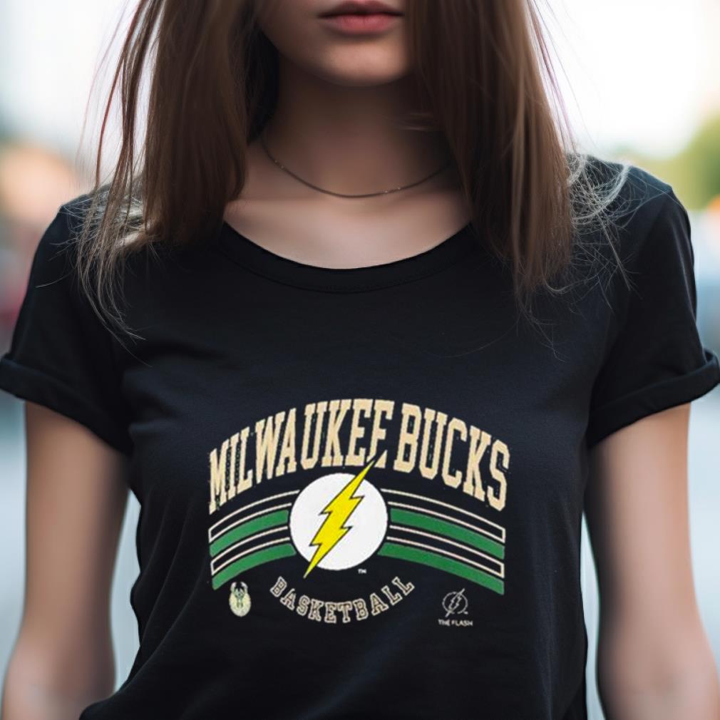 Milwaukee Bucks Dc The Flash Basketball Graphic T Shirt