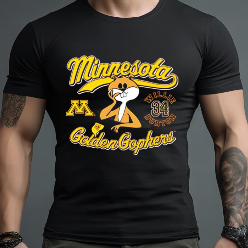 Minnesota Golden Gophers Willie Burton Golden Gophers Shirt