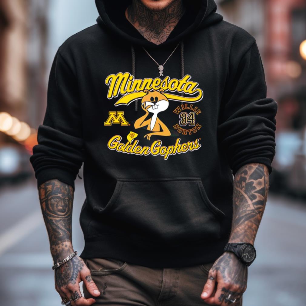 Minnesota Golden Gophers Willie Burton Golden Gophers Shirt Minnesota Golden Gophers Willie Burton Golden Gophers Shirt