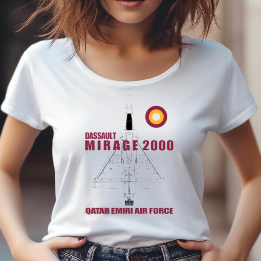 Mirage 2000 Qatar Emiri Air Force Qeaf Shirt